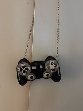 Black Kawaii Gamer Girl Controller Crossbody Bag